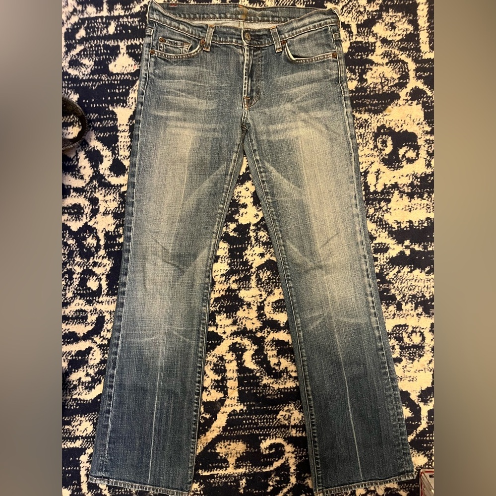 7 For All Mankind Women's Blue Jeans